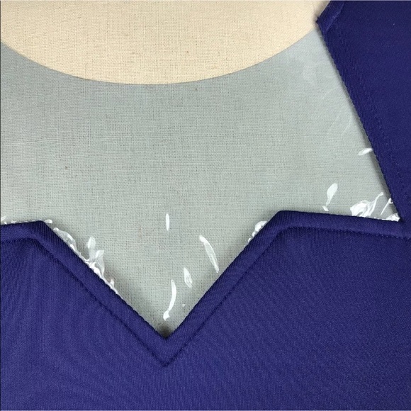 NEW PACSUN Plastic & Blue Bodycon Dress - Picture 3 of 8